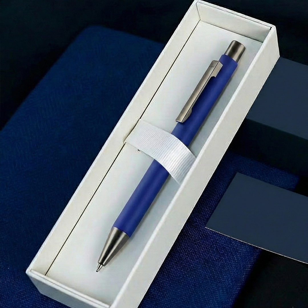 UMA Straight Metal Pen - Medium Blue