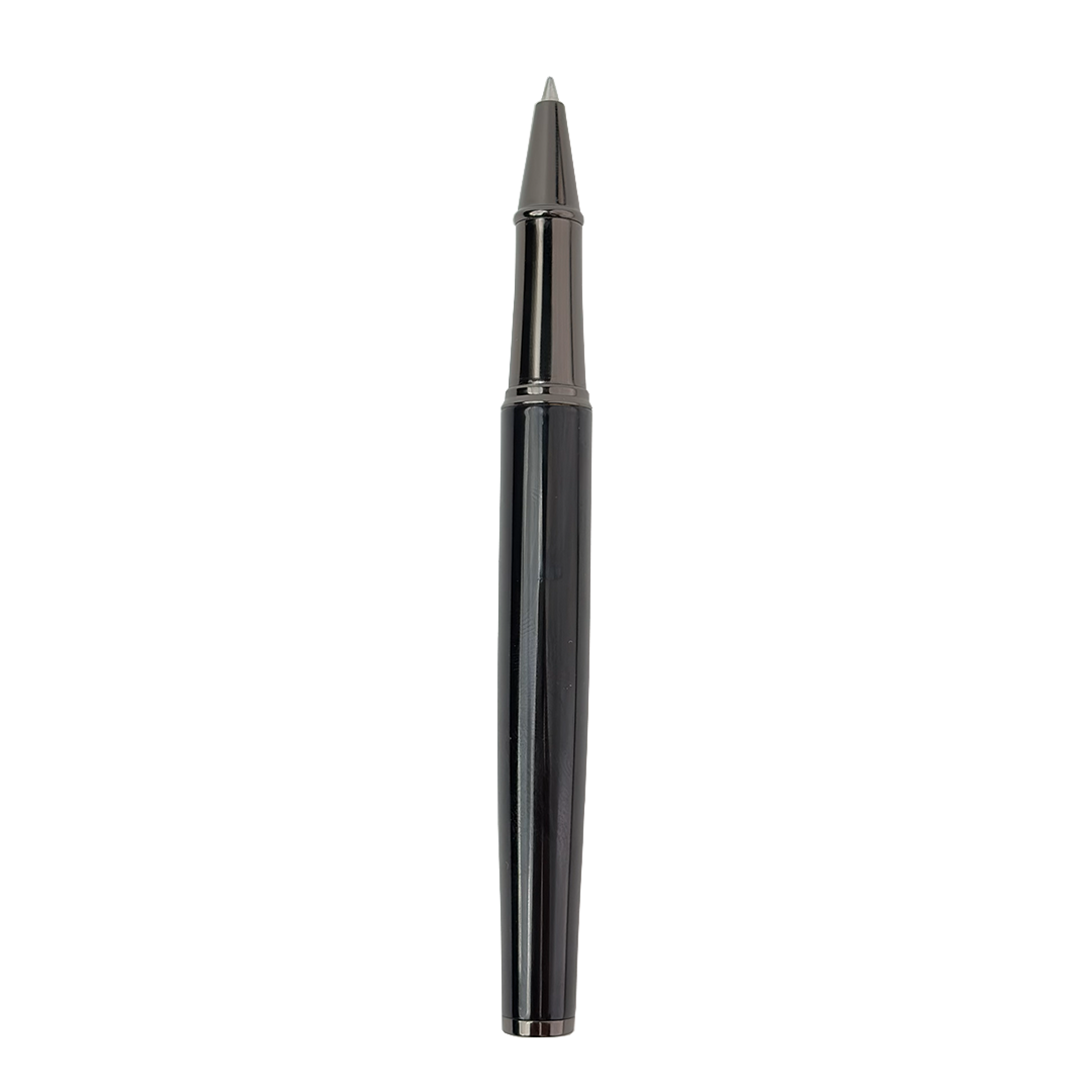 KIRAZ - Santhome® Gift Set of 2 Luxury Pens - Black / Chrome