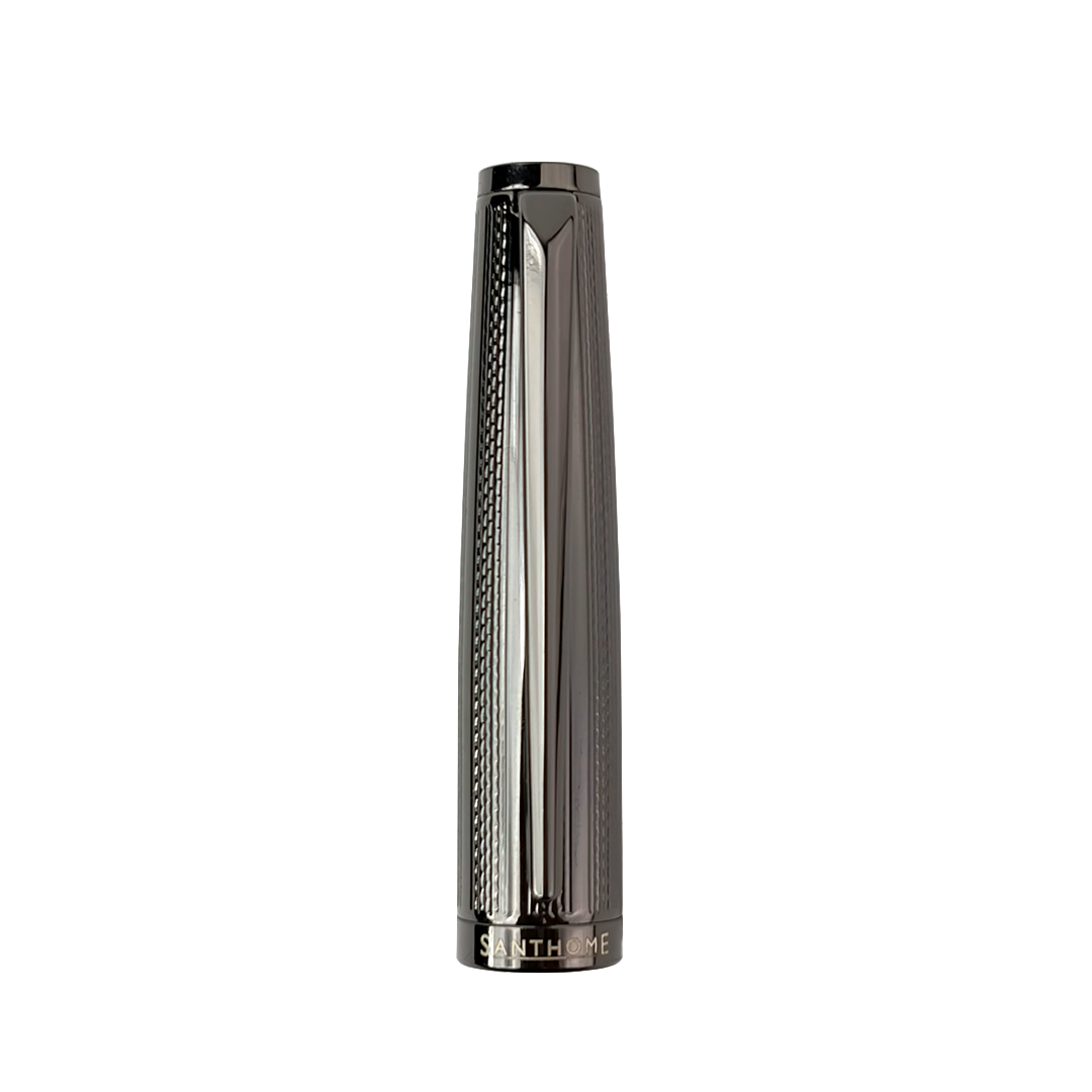 KIRAZ - Santhome® Gift Set of 2 Luxury Pens - Black / Chrome