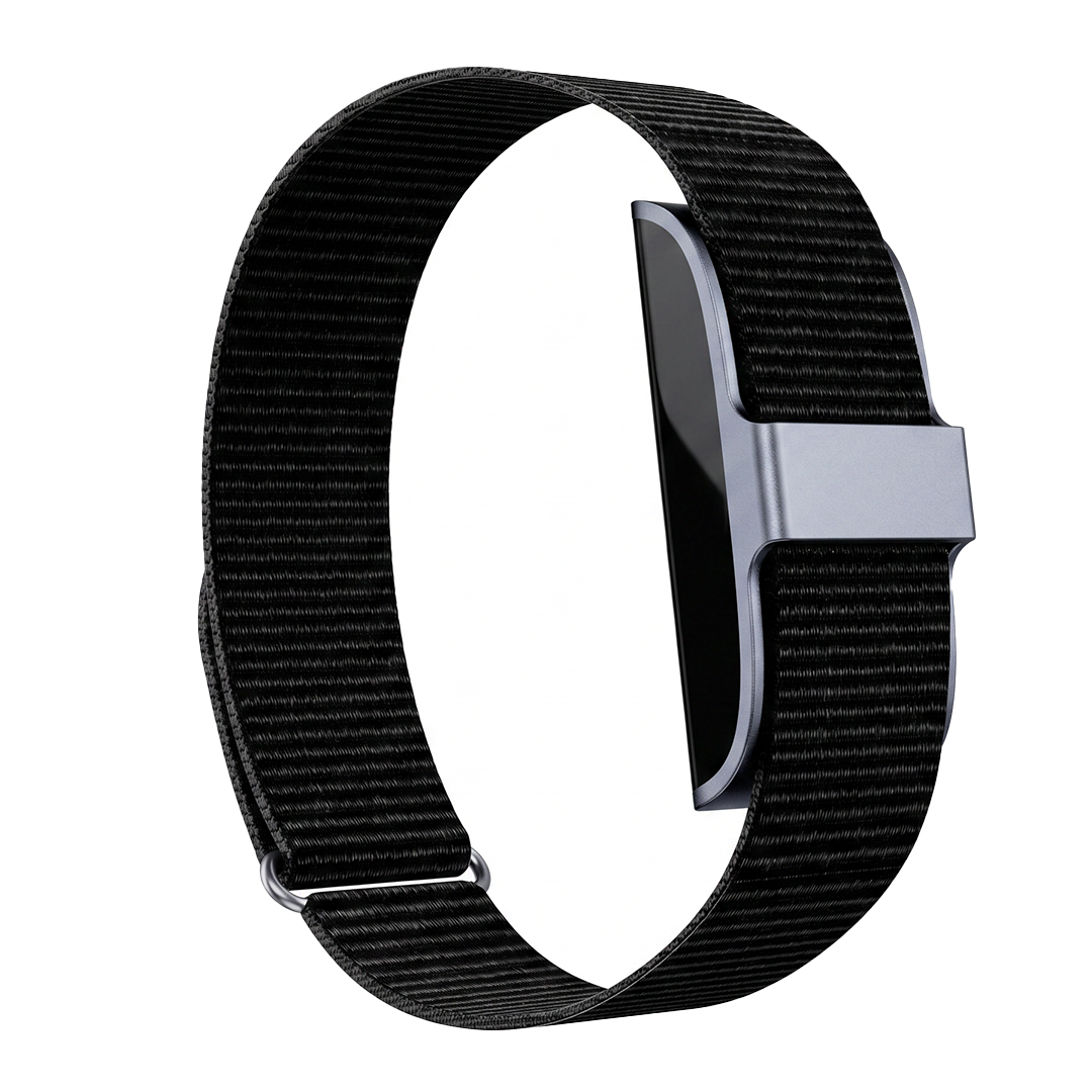 CORE VITAL - @memorii Health & Longevity Smart AI Fitness Band - Black