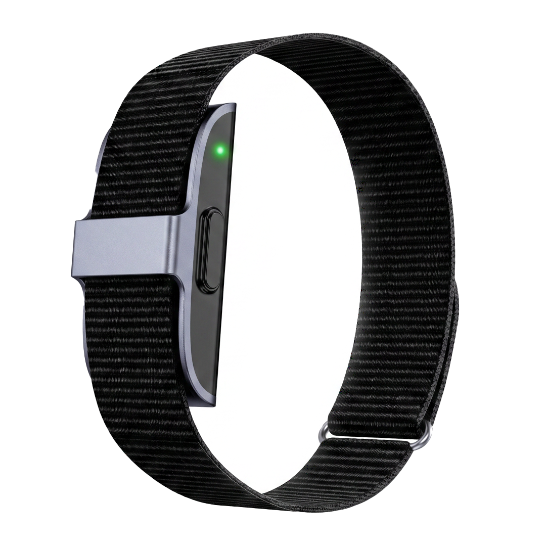 CORE VITAL - @memorii Health & Longevity Smart AI Fitness Band - Black