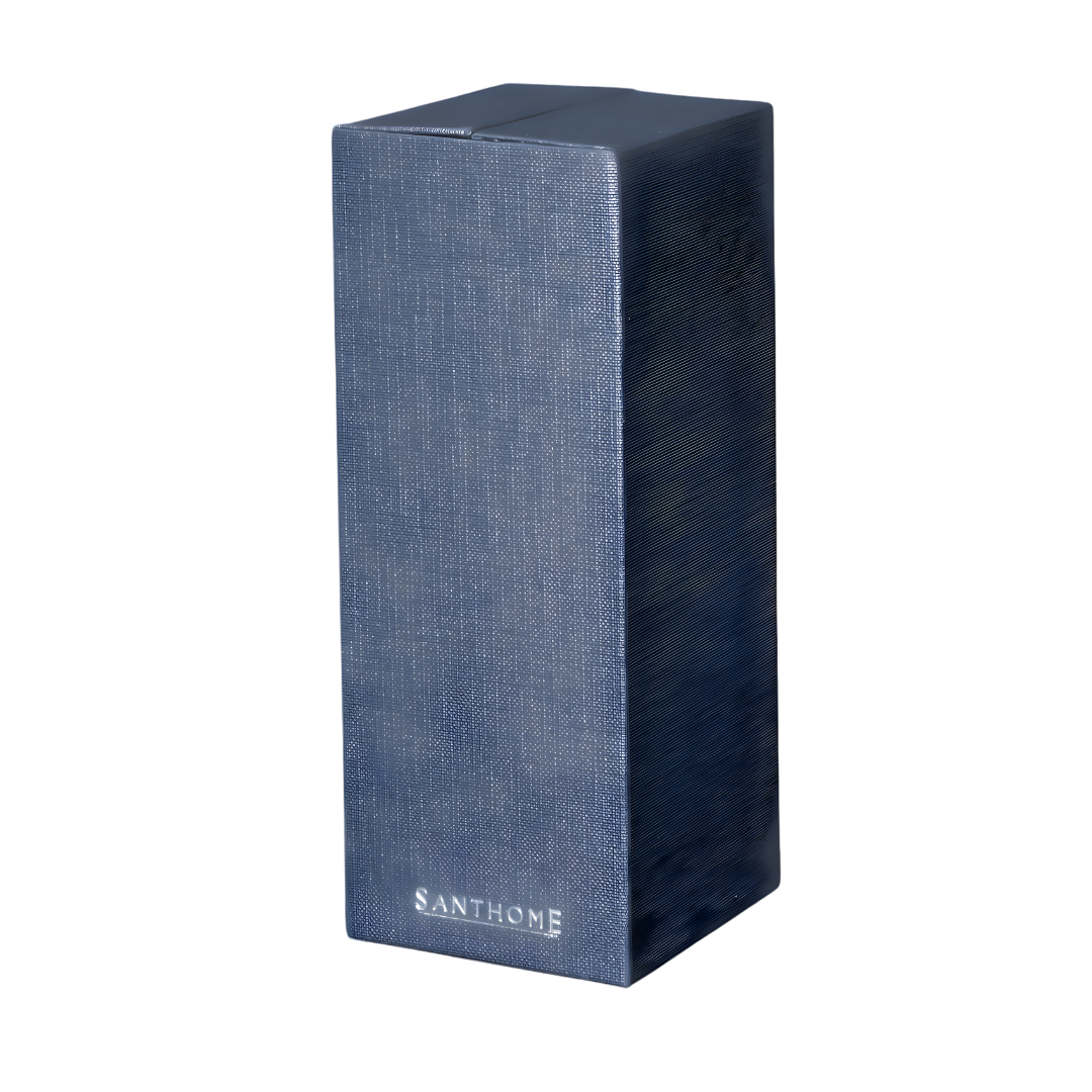 UAE's No.1 - Santhome Luxury Hex-Metal Roller Pen – Gift Box Edition - Midnight Sapphire Blue