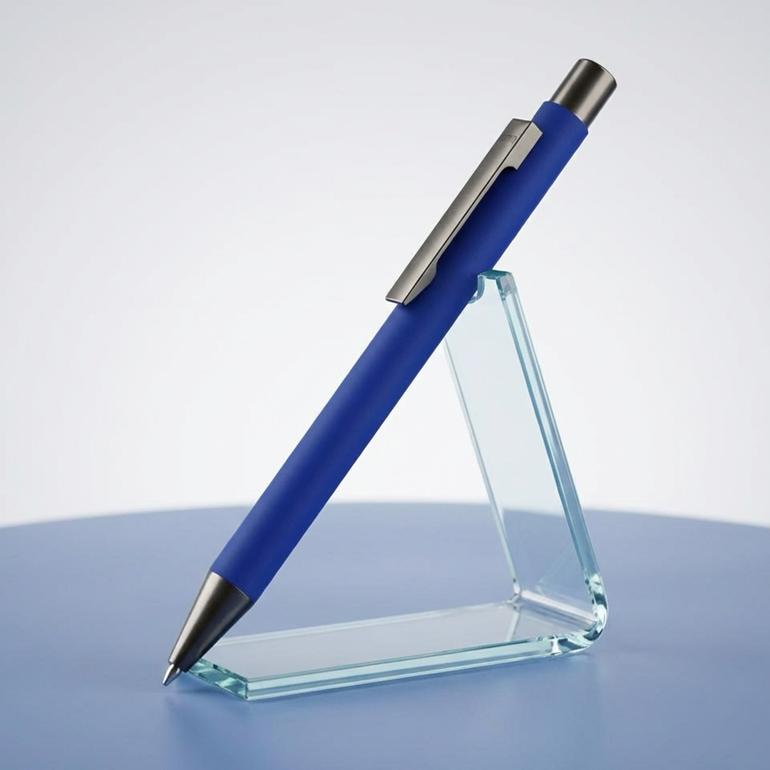 UMA Straight Metal Pen - Medium Blue
