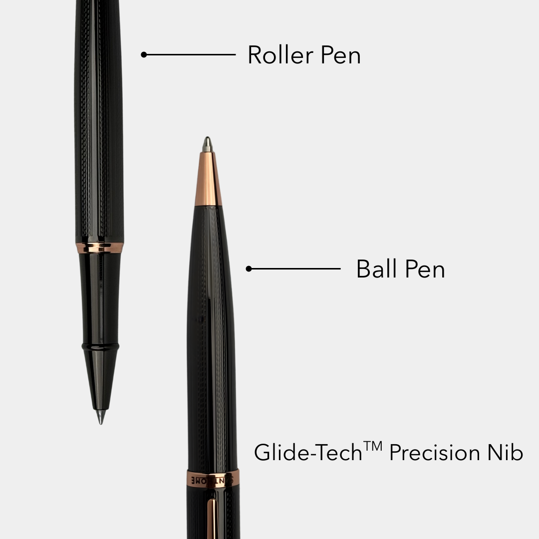 UAE's No.1 - Zory Gift Set of 2 Luxury Pens - Black & Gold Finish