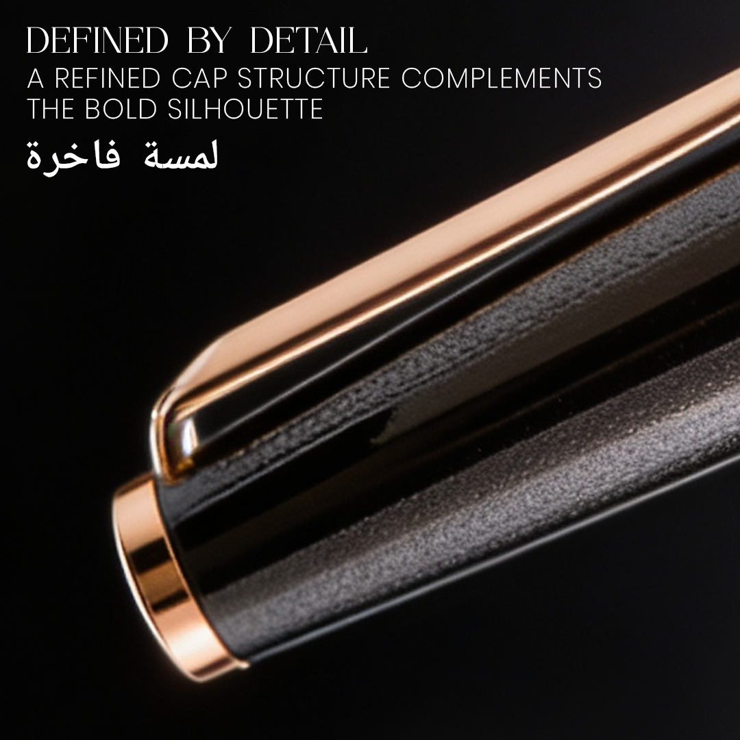 UAE's No.1 - Zory Gift Set of 2 Luxury Pens - Black & Gold Finish