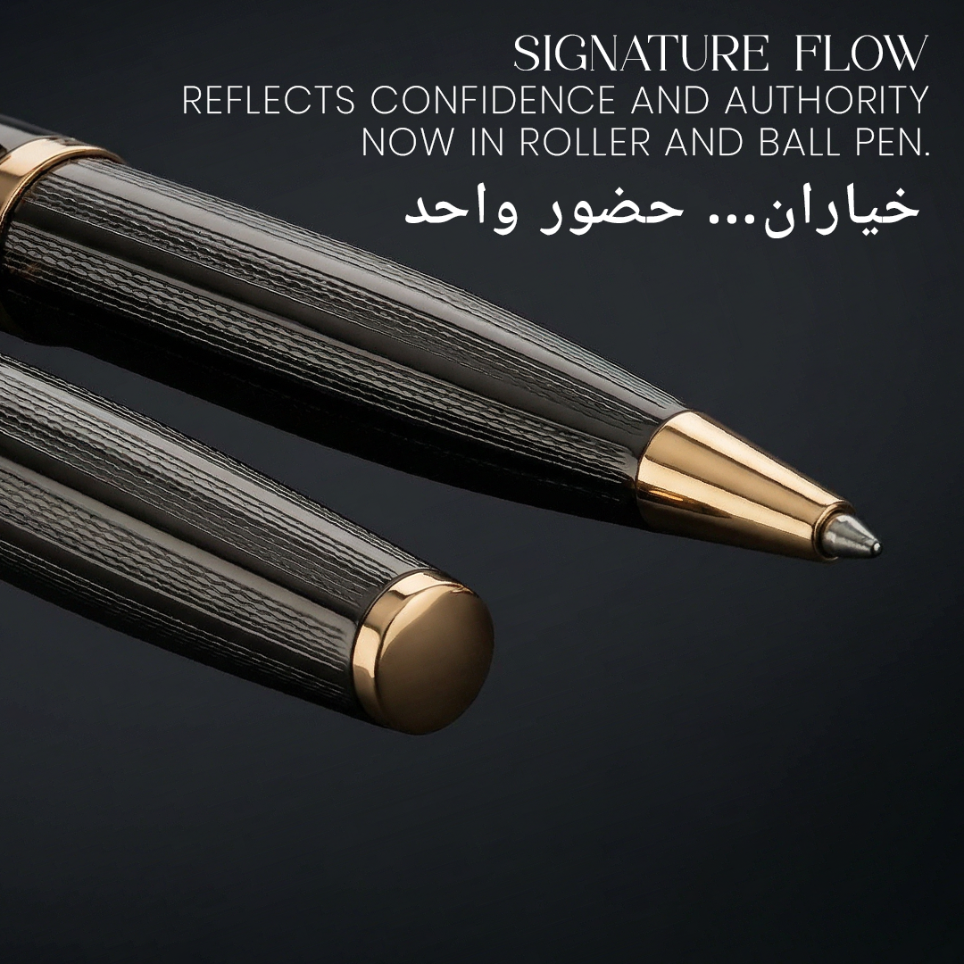 UAE's No.1 - Zory Gift Set of 2 Luxury Pens - Black & Gold Finish