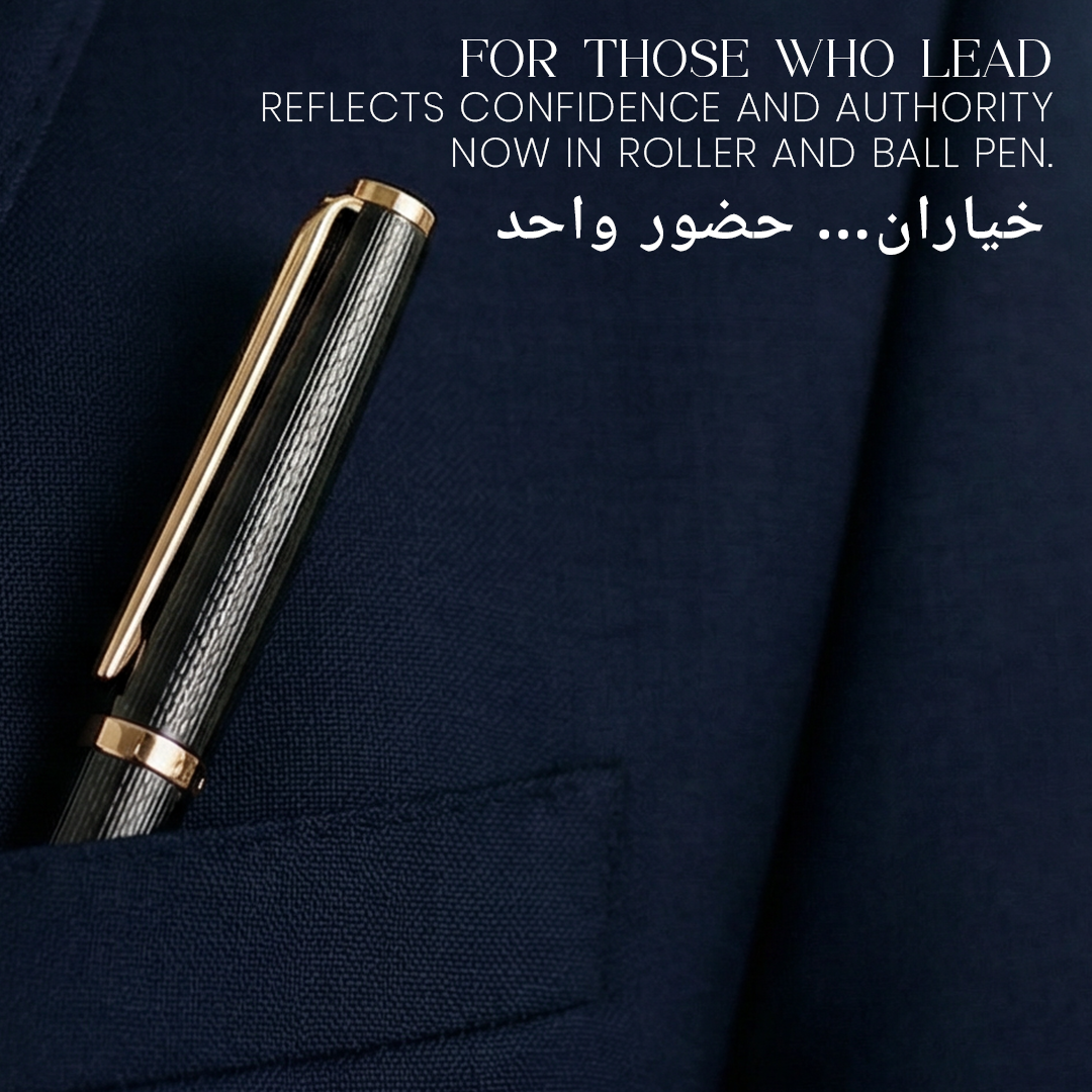 UAE's No.1 - Zory Gift Set of 2 Luxury Pens - Black & Gold Finish