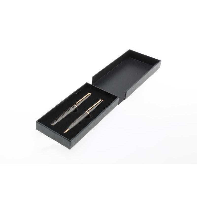 UAE's No.1 - Zory Gift Set of 2 Luxury Pens - Black & Gold Finish