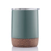 GOUDA - Hans Larsen Vacuum Mug With Cork Base - Green