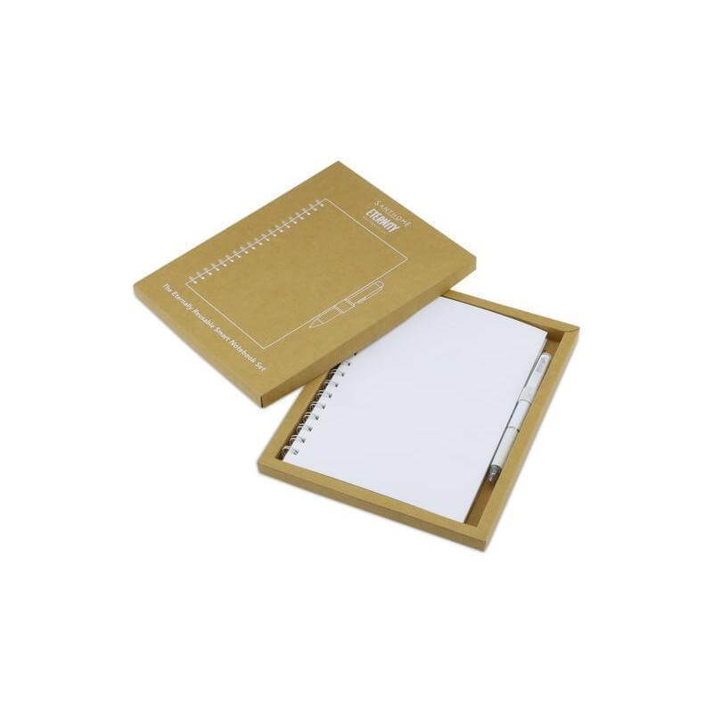Santhome® Eternity - The Reusable Notebook & Pen Set - White