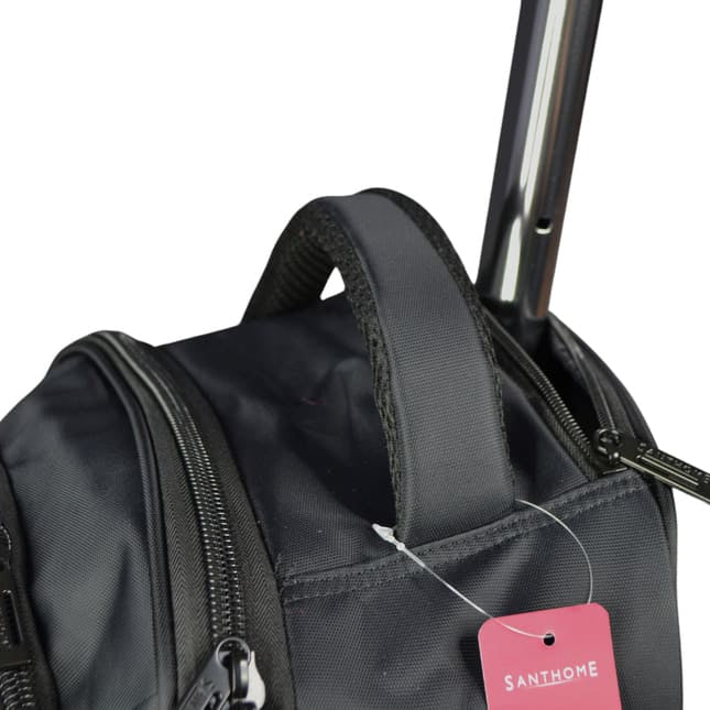 BREE - SANTHOME 2 Wheels Trolley Backpack - Black