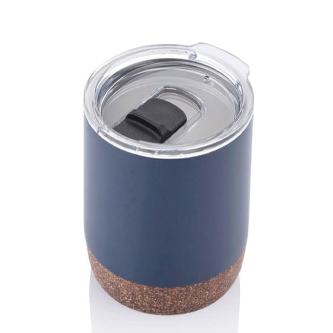 GOUDA - Hans Larsen Vacuum Mug With Cork Base - Blue