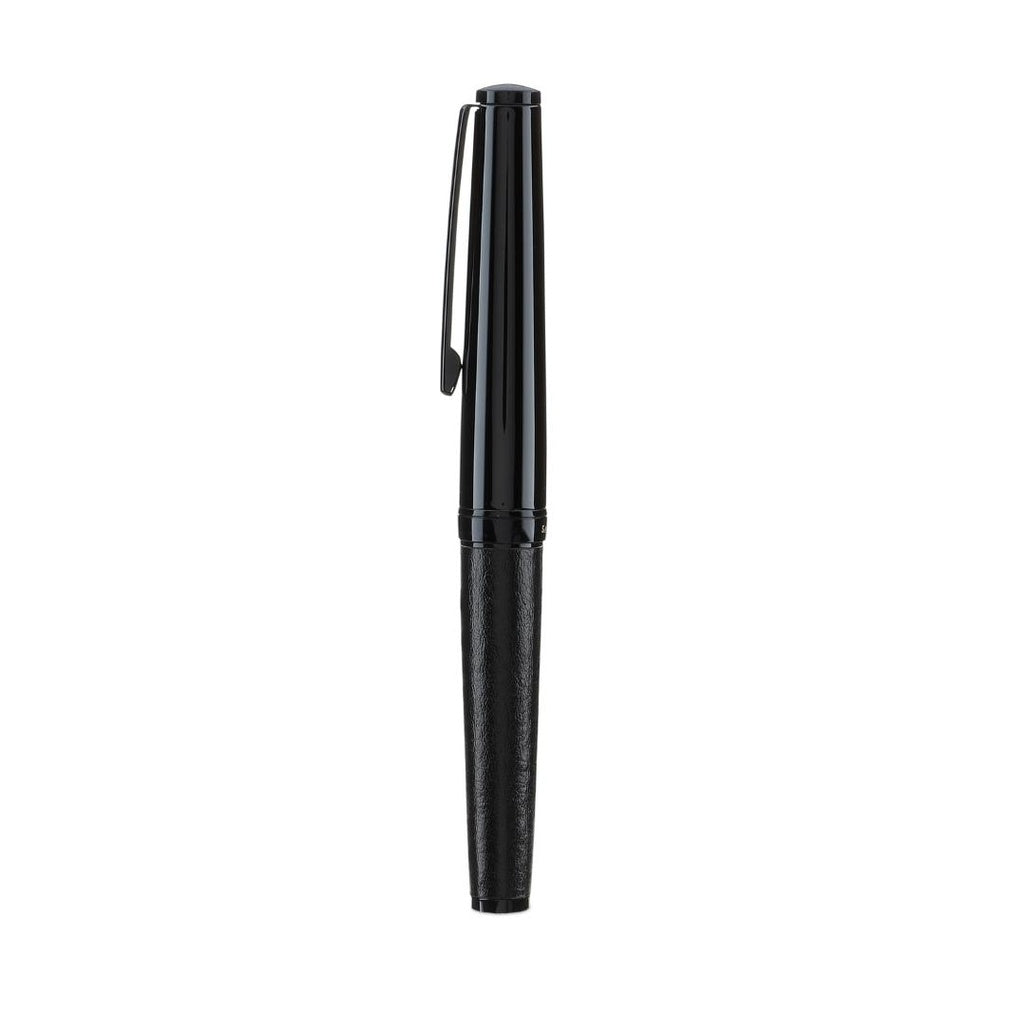 UAE's No.1 - Elegance Gift Set of 2 Luxury Pens - Leather Black Finish