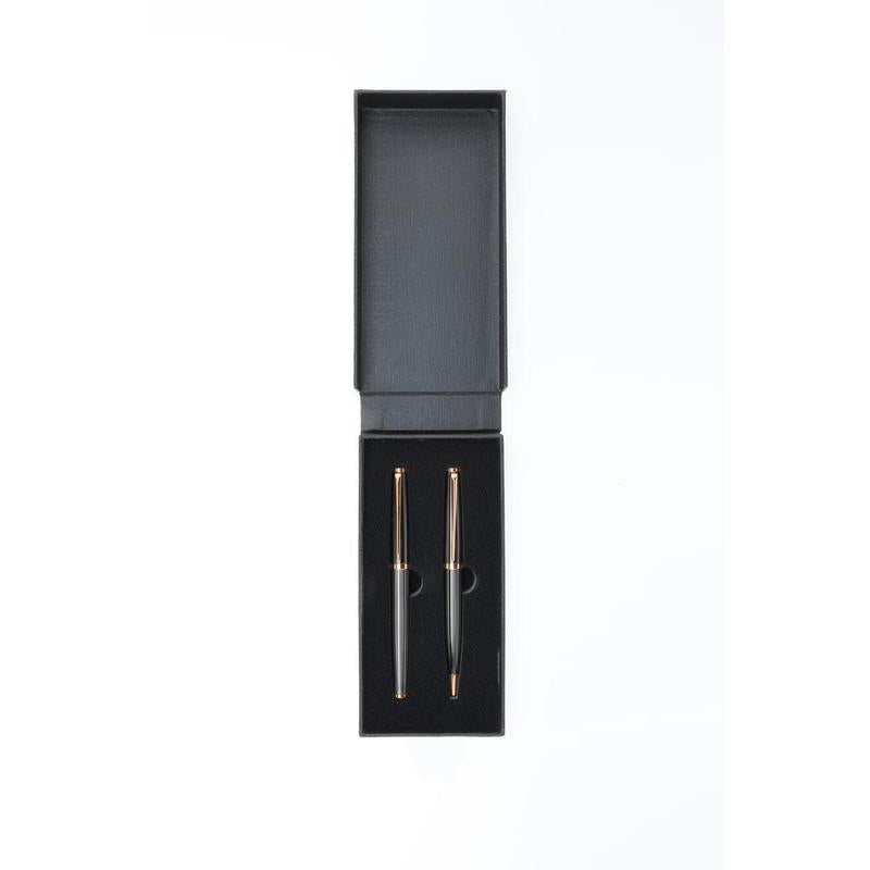 UAE's No.1 - Zory Gift Set of 2 Luxury Pens - Black & Gold Finish
