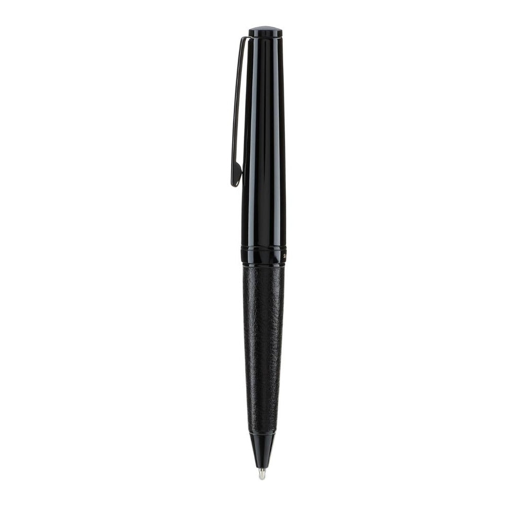 UAE's No.1 - Elegance Gift Set of 2 Luxury Pens - Leather Black Finish