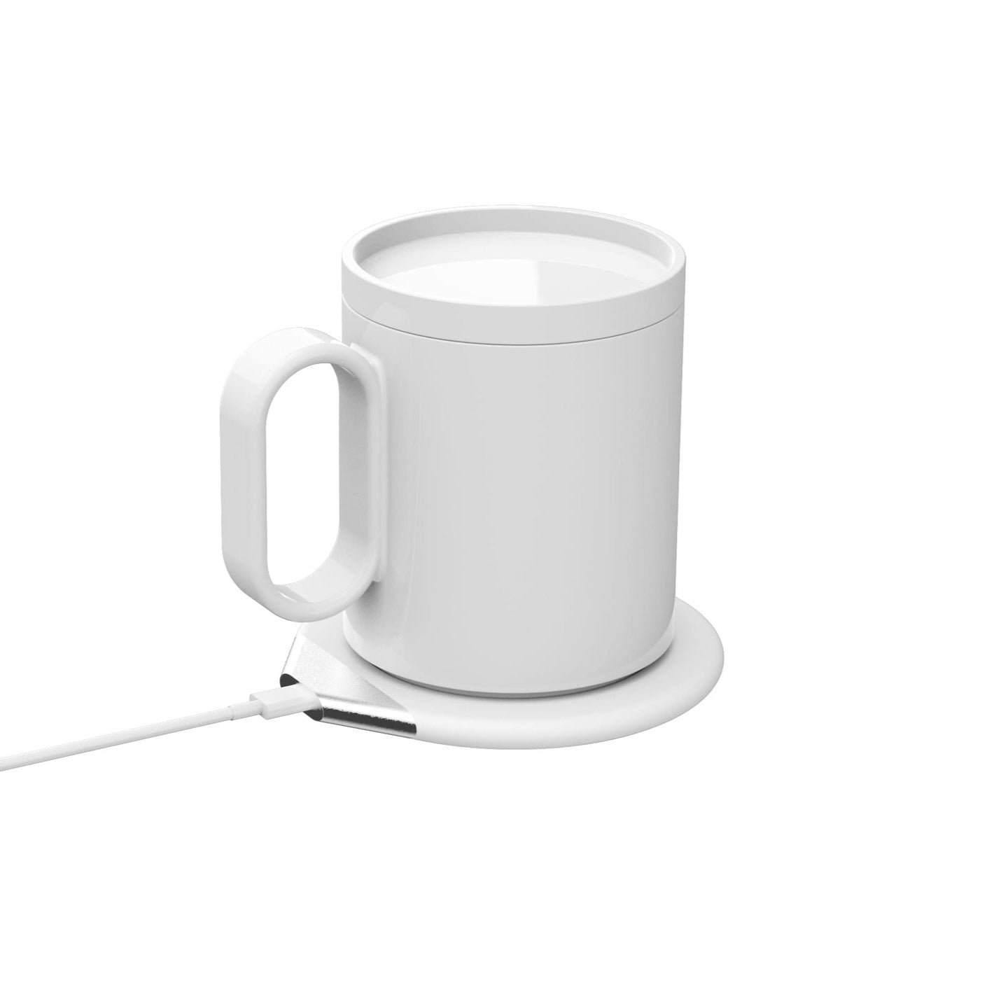 CRIVITS - Smart Mug Warmer with Wireless Charger - White