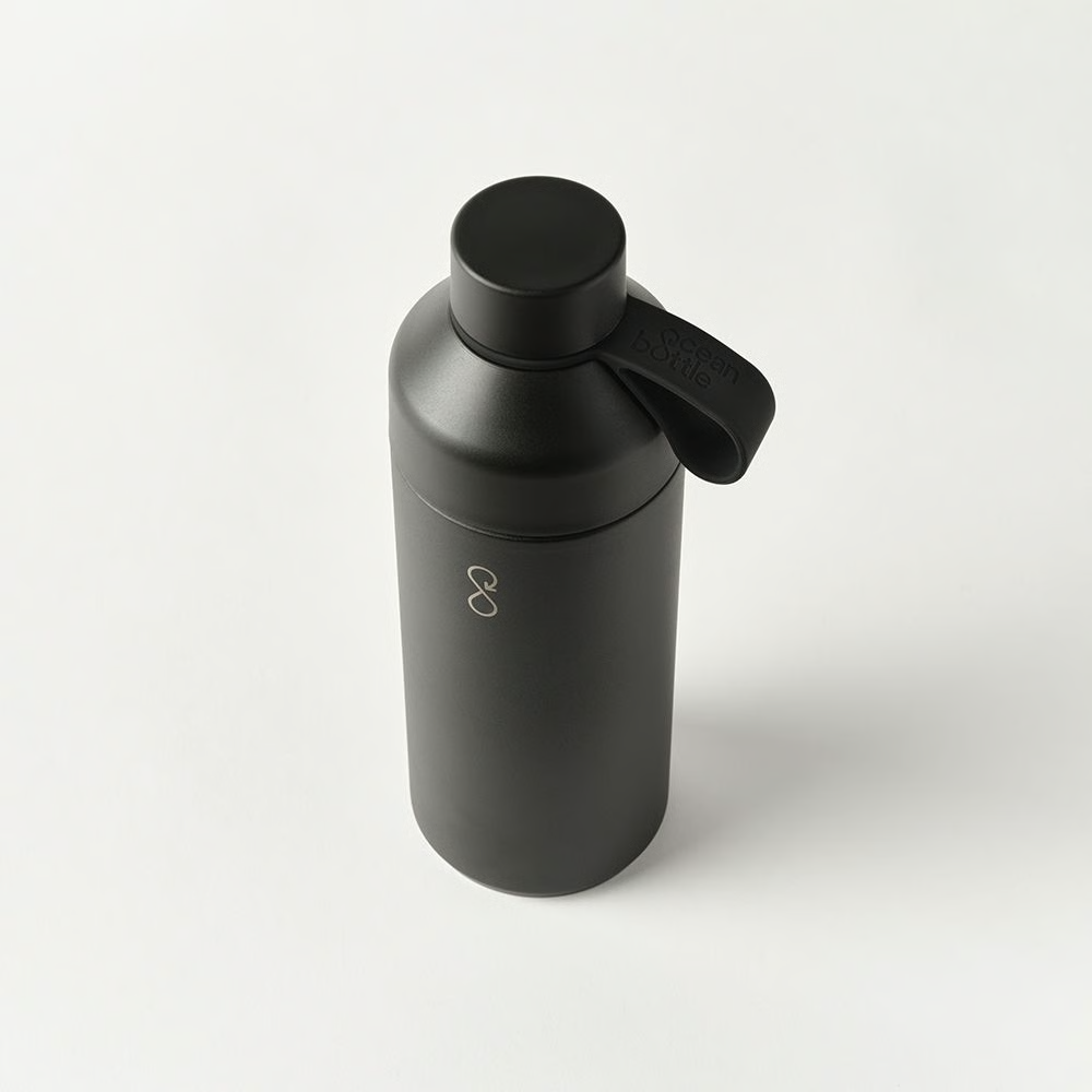Ocean Bottle 1L - Obsidian Black