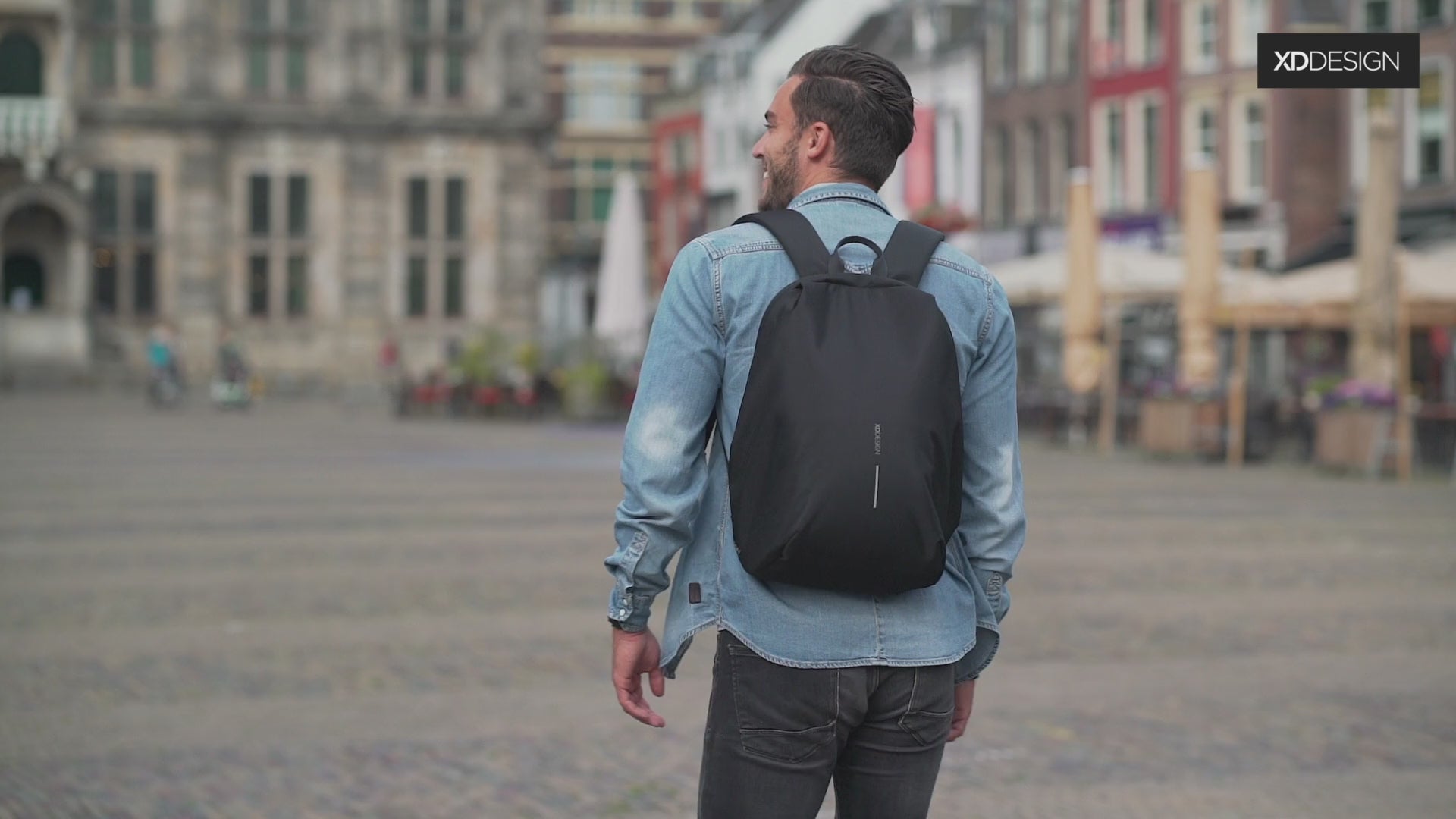 XDDESIGN Bobby Soft Anti-Theft Backpack - Navy Blue
