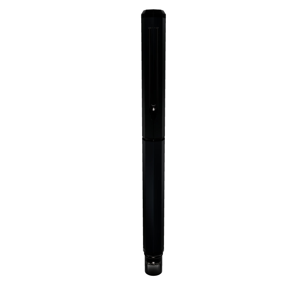 UAE's No.1 - Santhome Luxury Hex-Metal Roller Pen – Gift-Box Edition - Obsidian Black